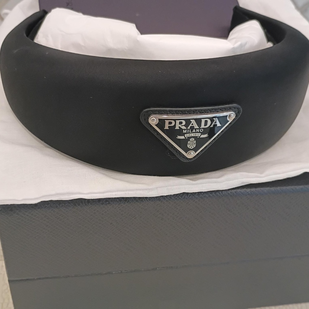 💋 Prada Authentic NEW Headband NWT W/BOX